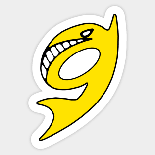 Engine Nine Whale Sticker